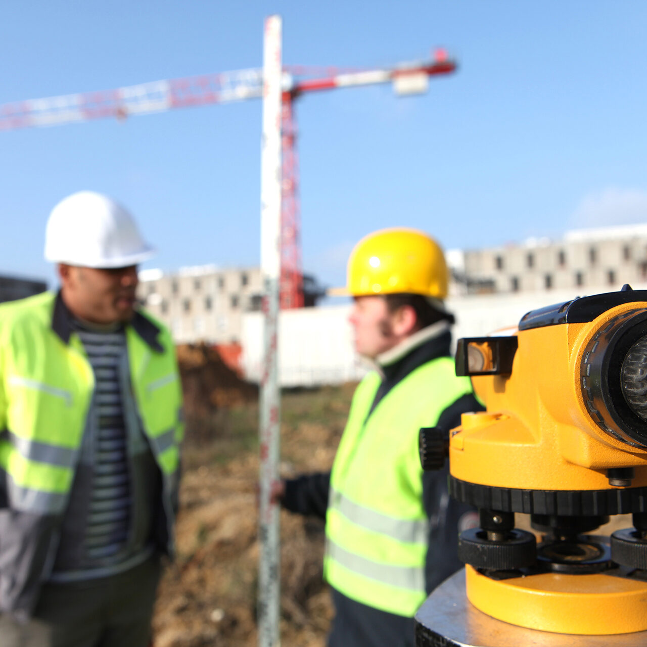 Surveyors on site